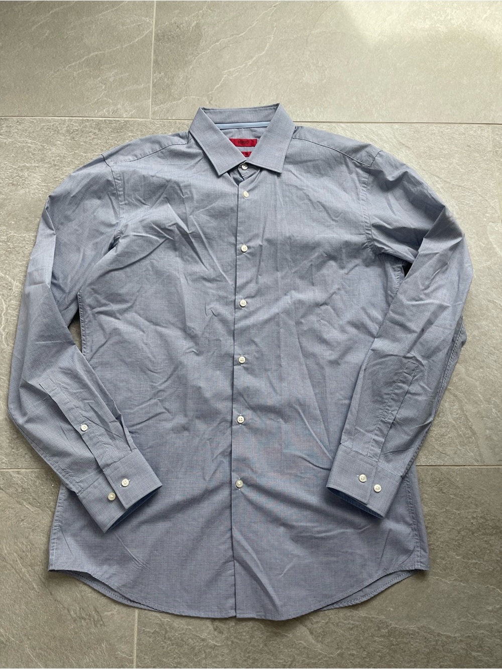 Hugo Boss Light Blue Long-Sleeve Dress Shirt
